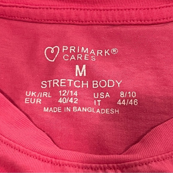 Pink Short Sleeve Bodysuit/size M - Picture 2 of 9